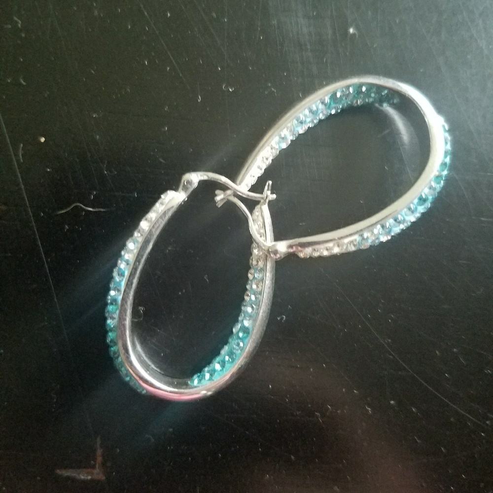 Swarovski ombre earrings